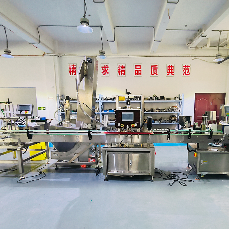 直線(xiàn)式夾蓋機(jī)-整套灌裝旋蓋機(jī)械