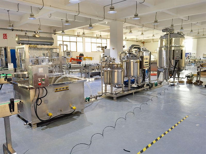 蜂蜜灌裝機旋蓋生產(chǎn)線